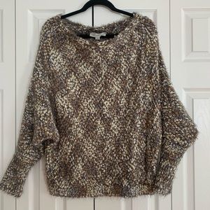 LOVESTITCH Chunky Off the Shoulder Sweater
